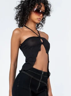 Princess Polly Dolan Top Black Best