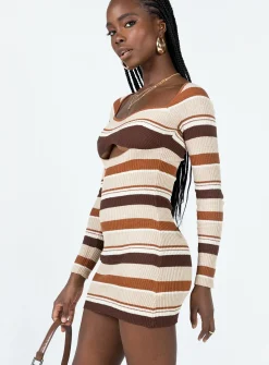Princess Polly Domini Mini Dressmulti Brown Best