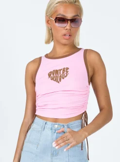 Princess Polly Don'T Be Jelly Tank Top  Pink Cheap