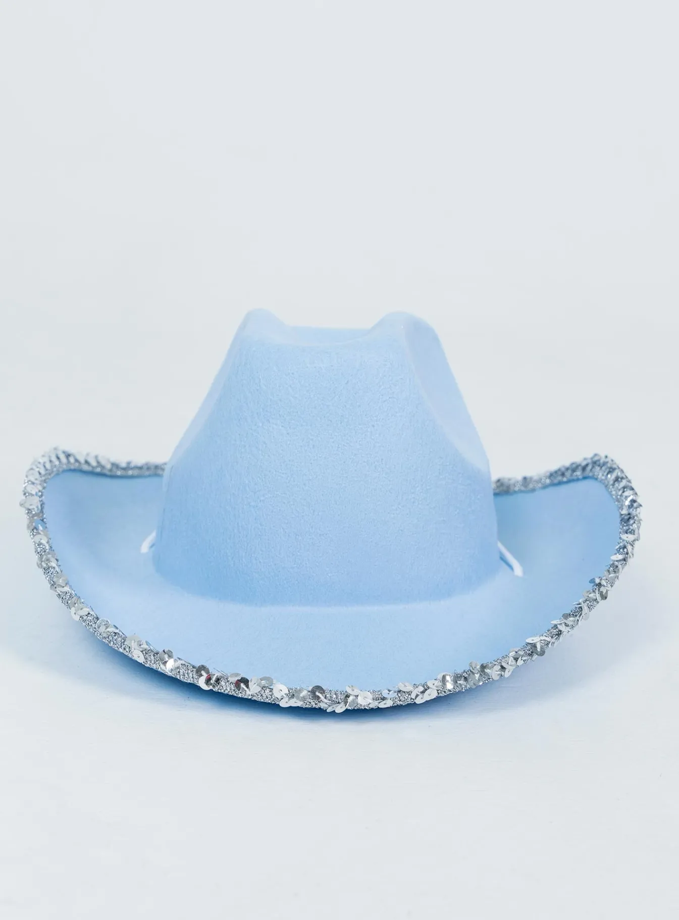 Princess Polly Don'T Cha Sequin Cowboy Hat Blue Discount