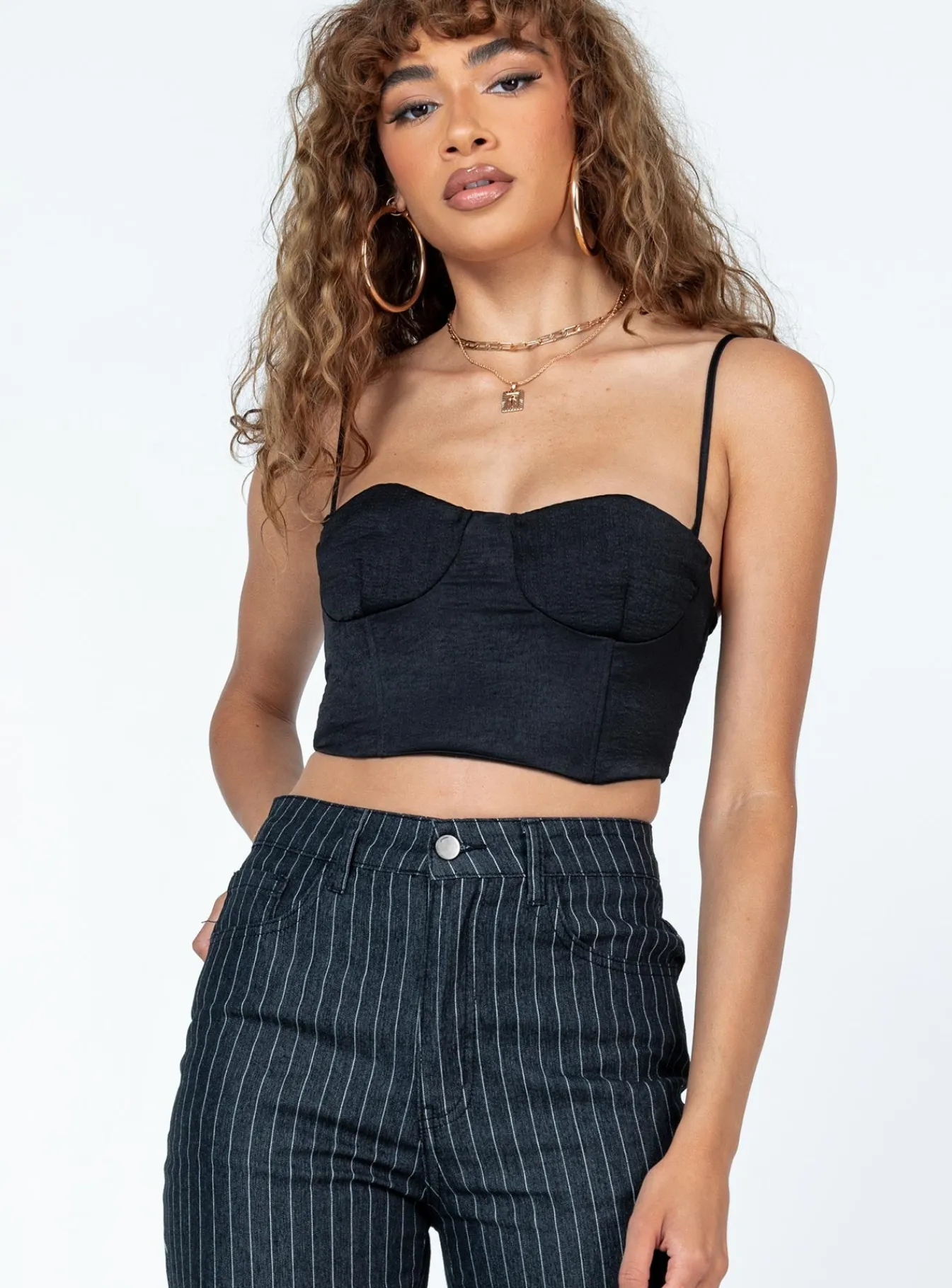 Princess Polly Doreen Top Black Flash Sale