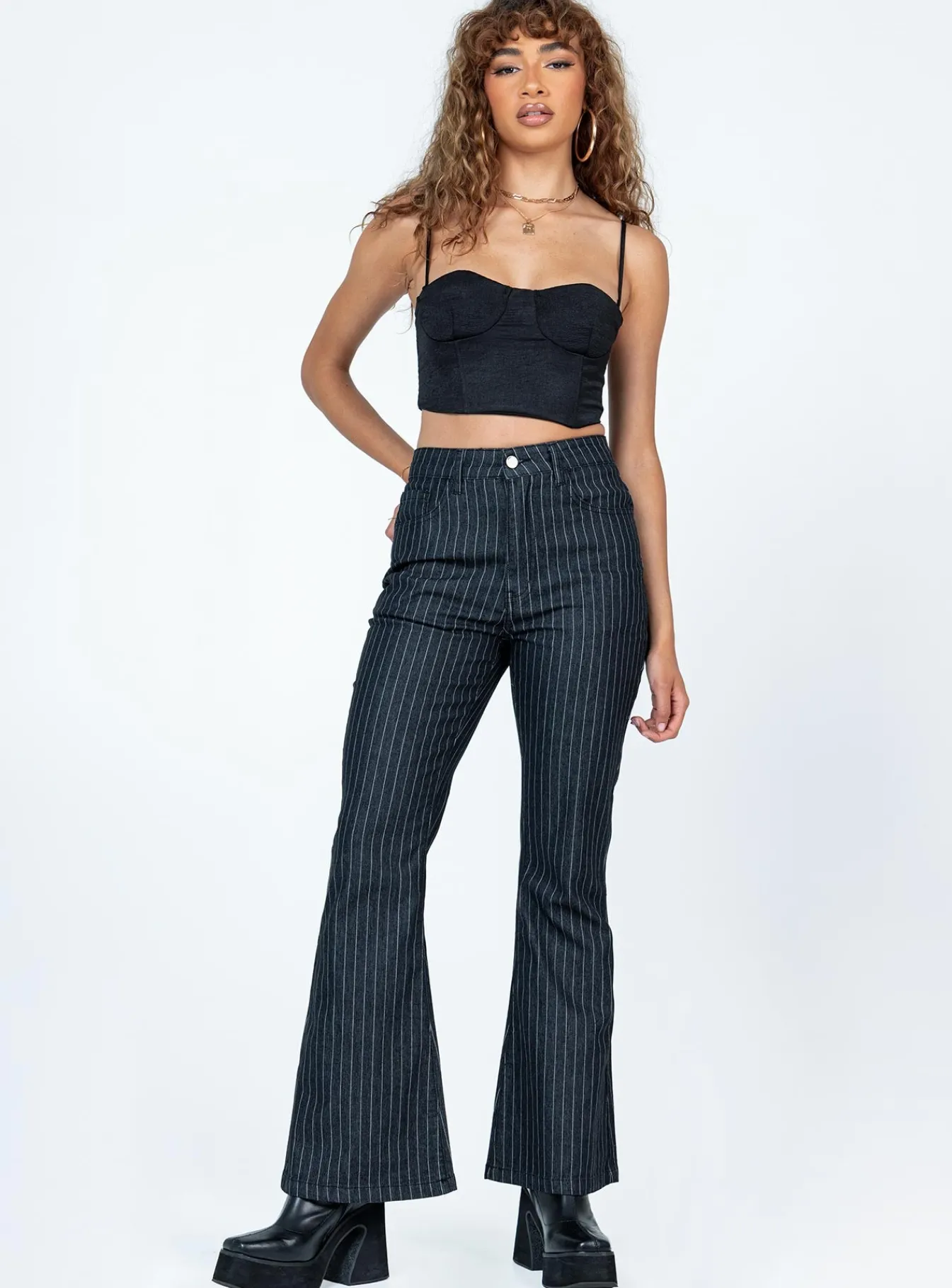 Princess Polly Doreen Top Black Flash Sale