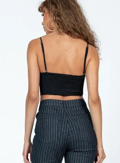 Princess Polly Doreen Top Black Flash Sale