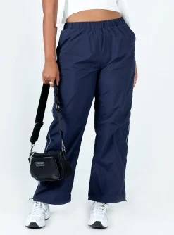 Princess Polly Downtown Parachute Pants Navy Fashion
