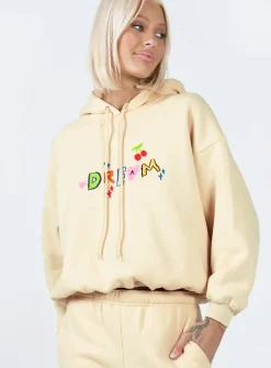 Princess Polly Dream A Little Dream Hoodie Beige Flash Sale