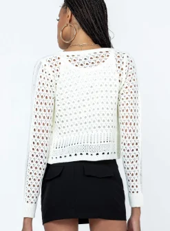 Princess Polly Dreya Cardigan White Cheap