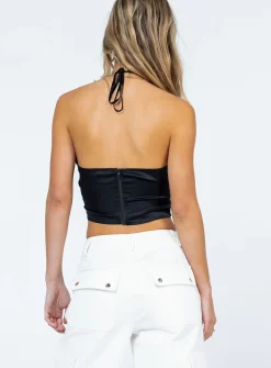 Princess Polly Durante Top  Black Shop