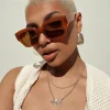 Princess Polly Dutton Sunglasses  Brown Online