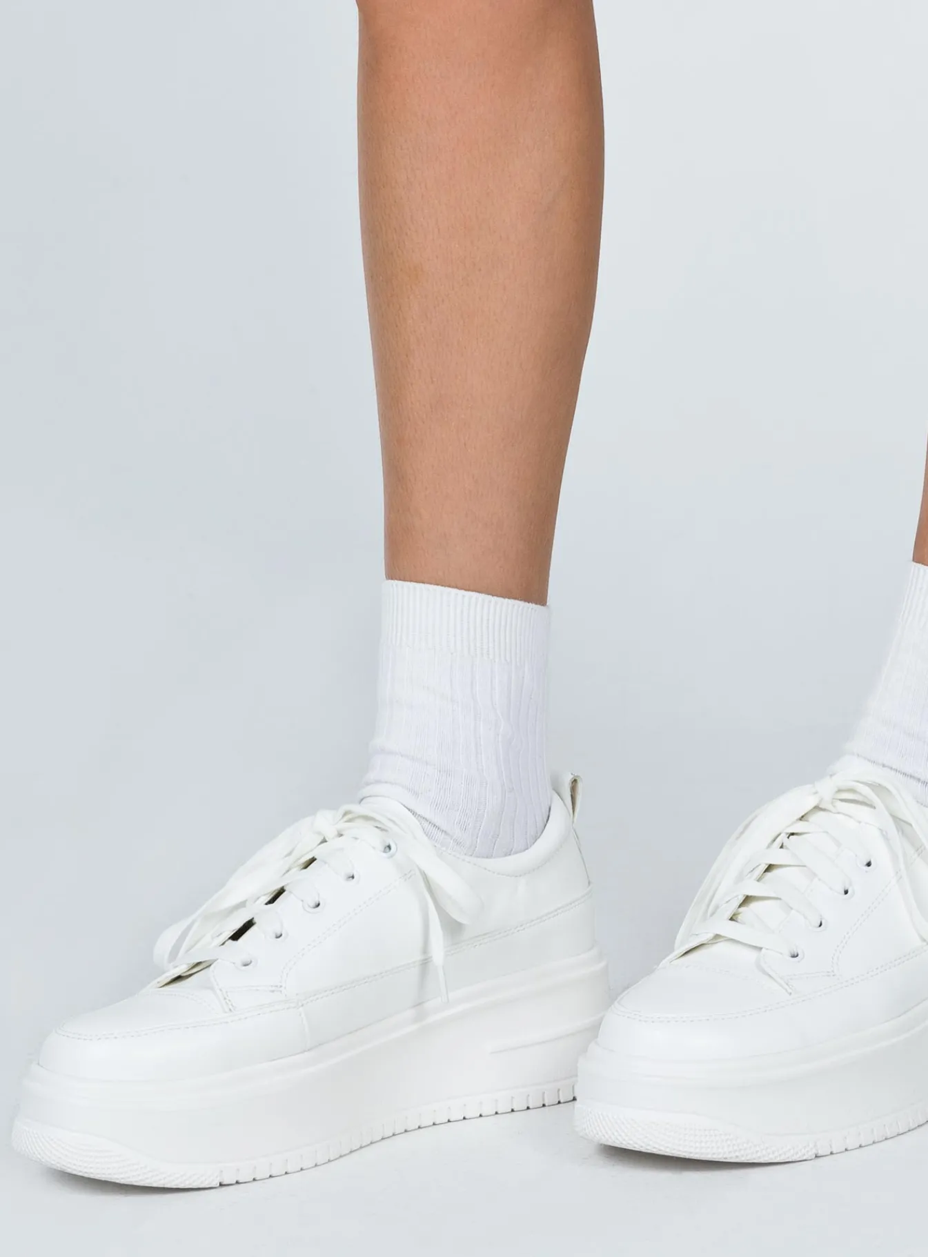 Princess Polly Dylan Sneaker White Sale