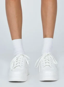Princess Polly Dylan Sneaker White Sale