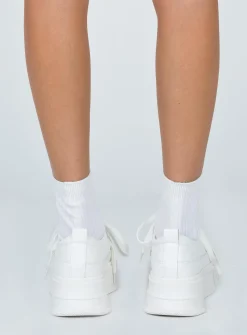 Princess Polly Dylan Sneaker White Sale