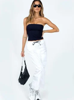 Princess Polly Eagan Tube Top  Navy Best Sale