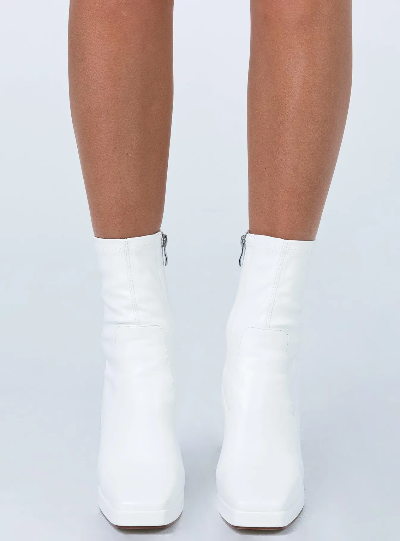 Princess Polly Eastern Boots White Flash Sale