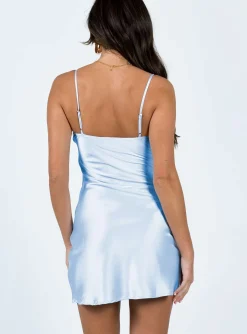 Princess Polly Effie Mini Dress  Blue Hot
