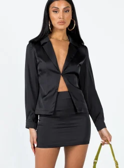 Princess Polly Eileen Set  Black Best