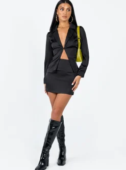 Princess Polly Eileen Set  Black Best