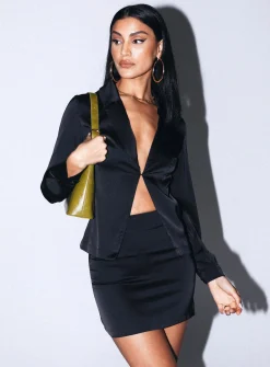 Princess Polly Eileen Set  Black Best