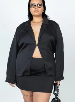 Princess Polly Eileen Setcurve   Black Discount