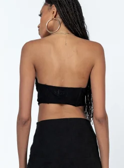 Princess Polly Eilian Corset  Black Flash Sale