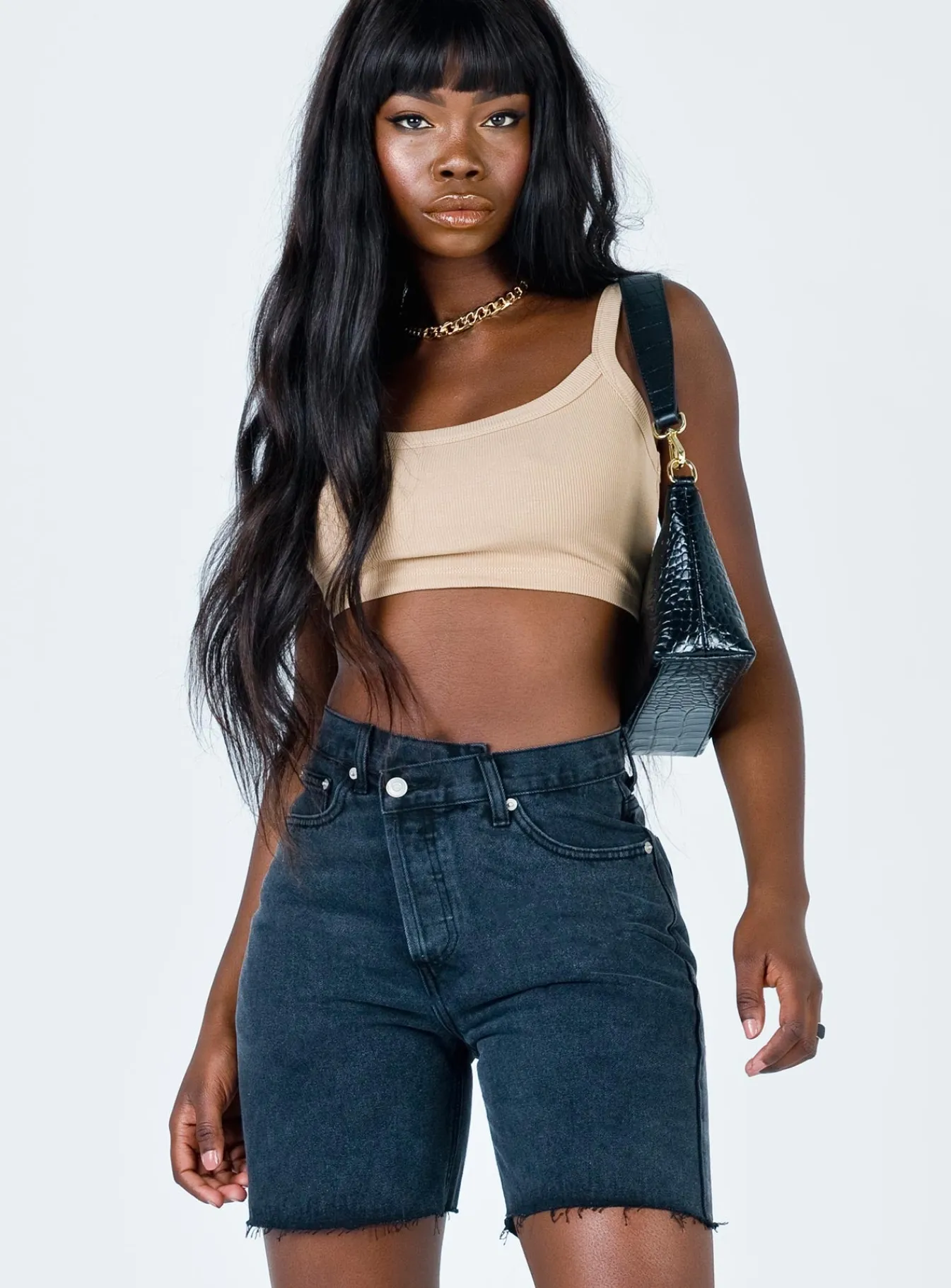 Princess Polly Eliana Shorts Black Cheap