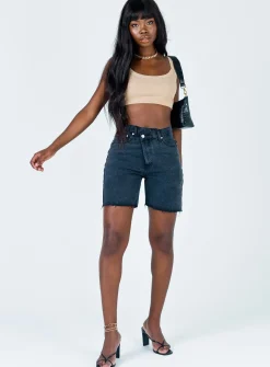 Princess Polly Eliana Shorts Black Cheap