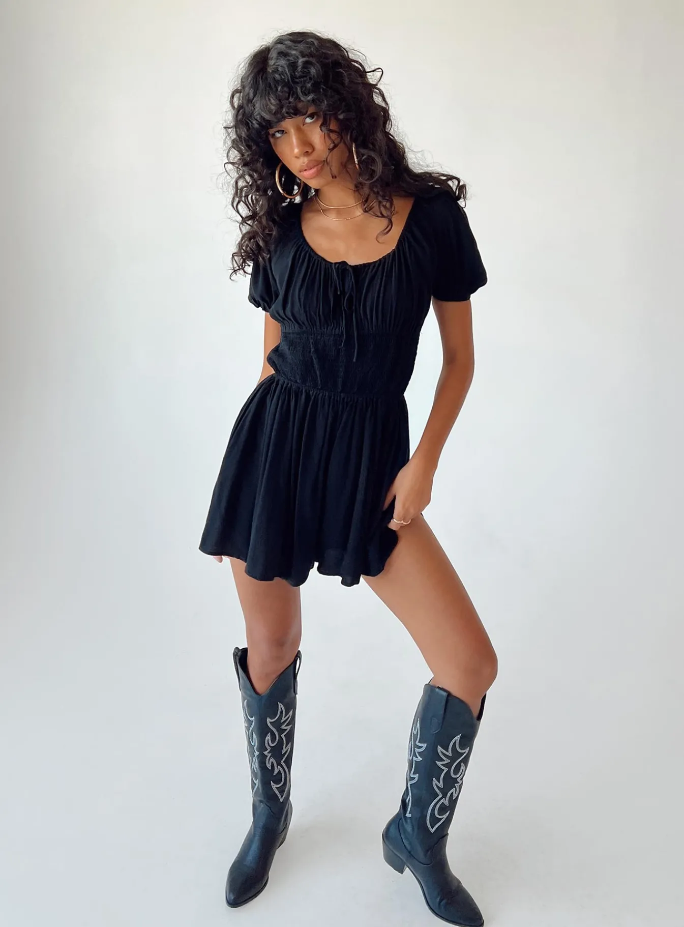 Princess Polly Elijah Romper Black Shop
