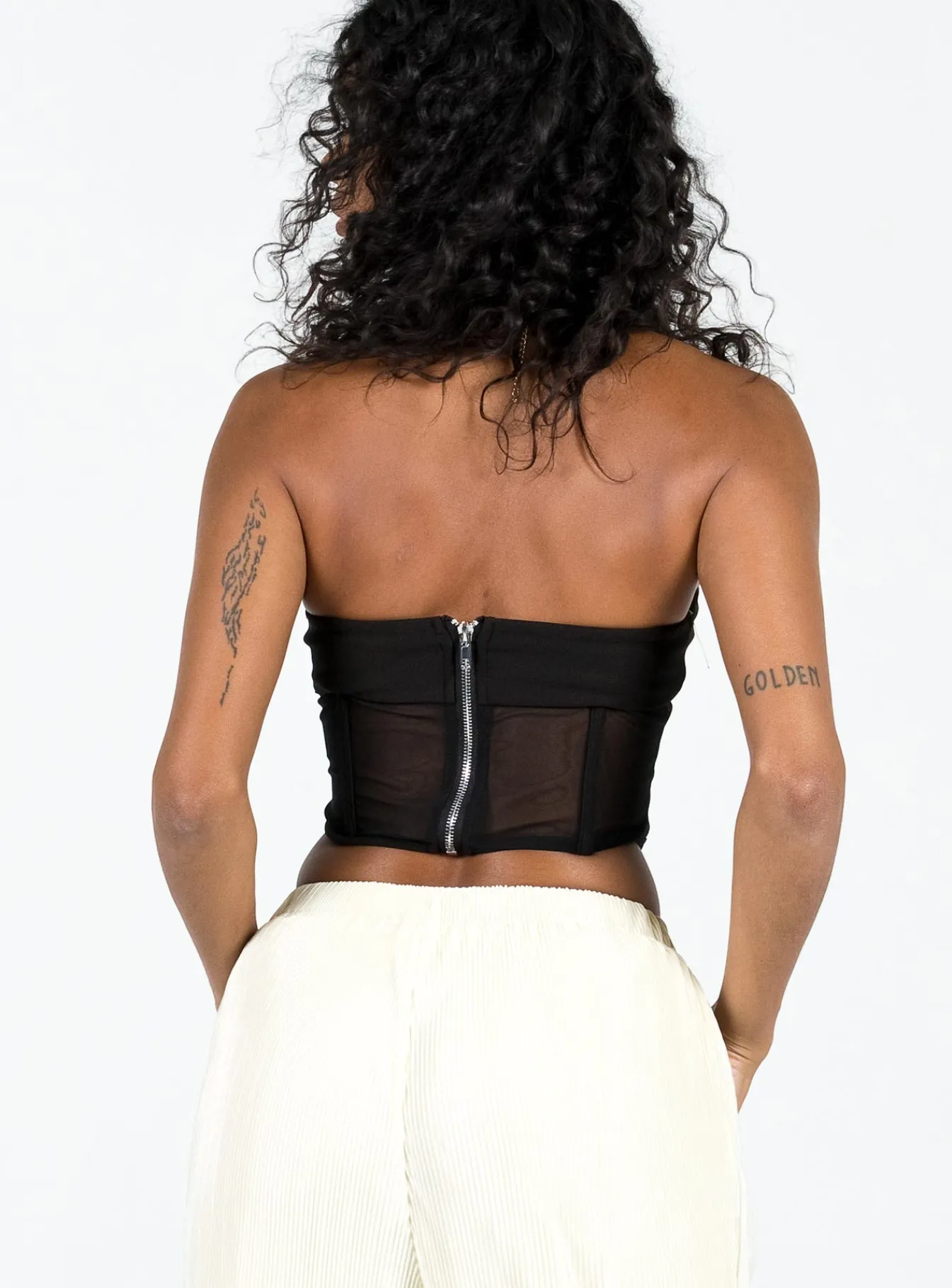 Princess Polly Elin Strapless Top Black Shop