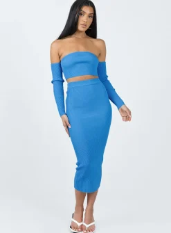 Princess Polly Elka Set  Blue Best
