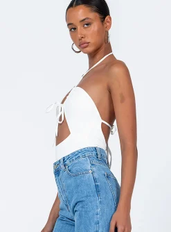 Princess Polly Ellamay Bodysuit White New