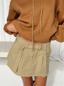 Princess Polly Elle Mini Skirt Beige Outlet