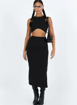 Princess Polly Ellie Set  Black Cheap