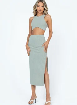 Princess Polly Ellie Set  Green Online