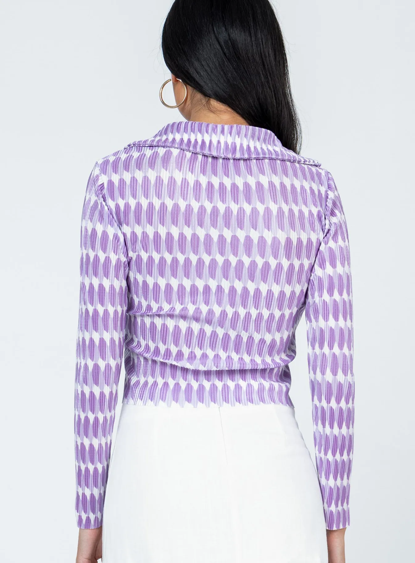 Princess Polly Elody Long Sleeve Topmulti Purple Best