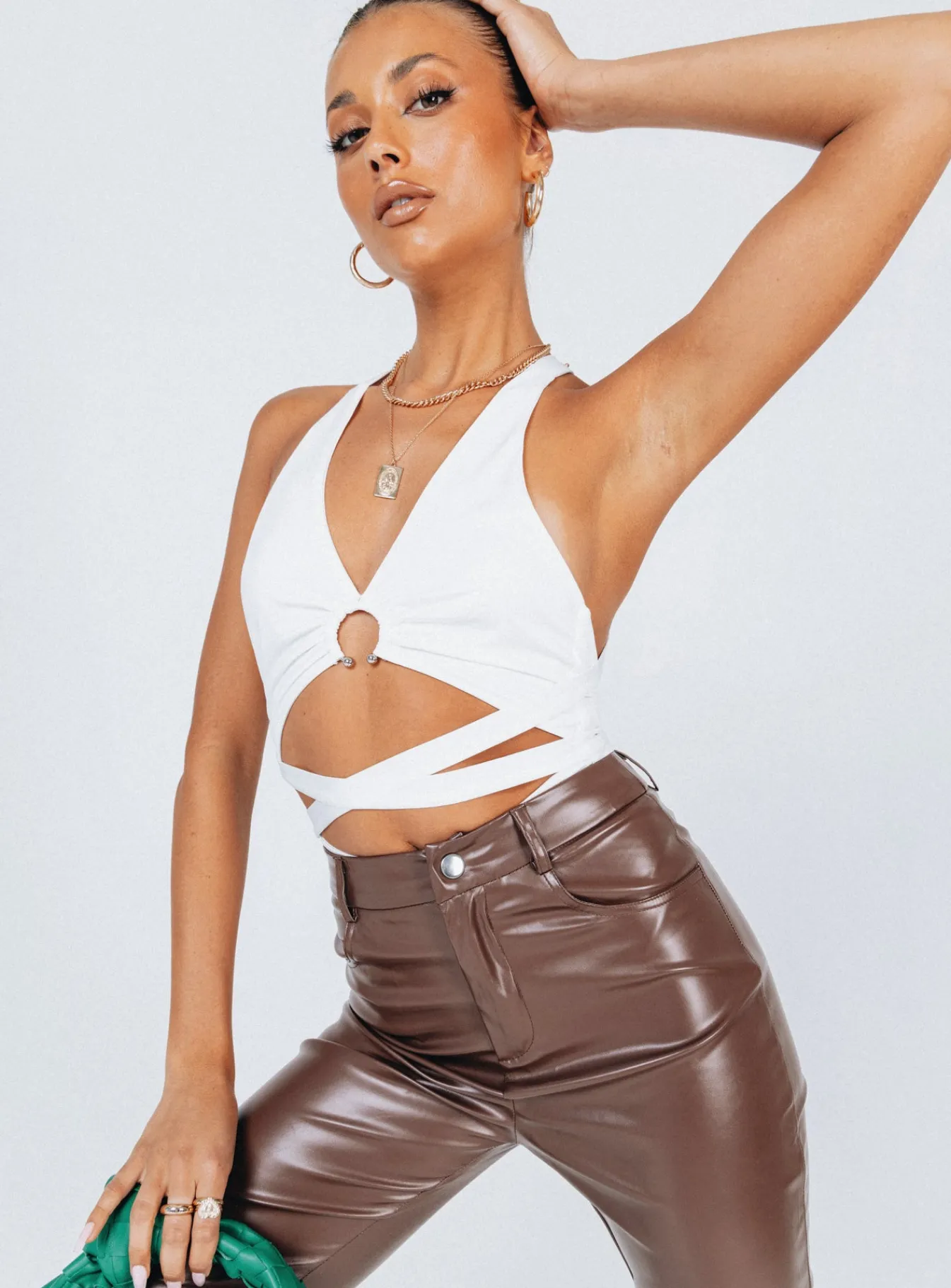 Princess Polly Elon Bodysuit White Hot