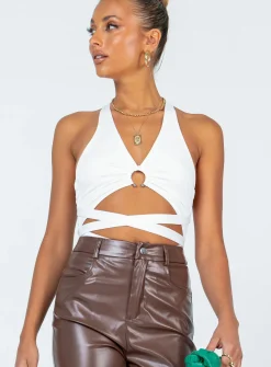 Princess Polly Elon Bodysuit  White Hot