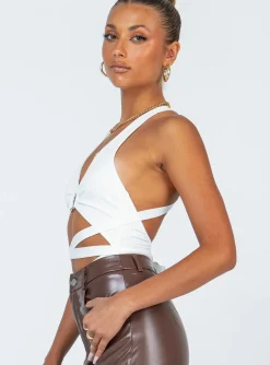 Princess Polly Elon Bodysuit White Hot