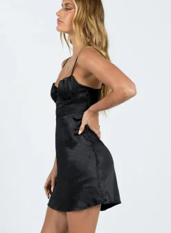 Princess Polly Elona Mini Dress  Black Best Sale