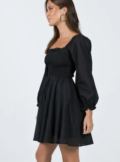 Princess Polly Elowen Mini Dress Black Sale