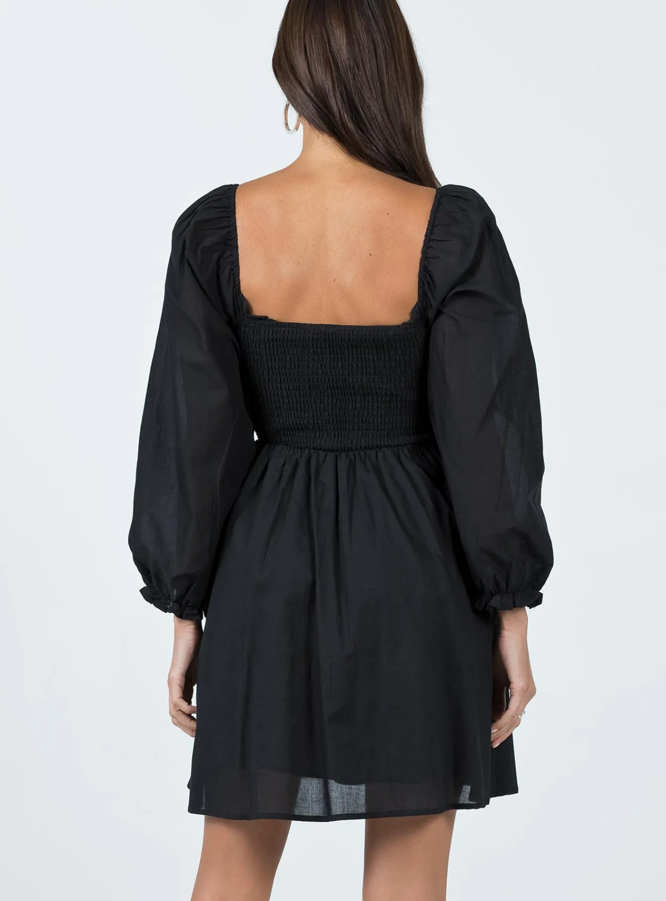 Princess Polly Elowen Mini Dress Black Sale