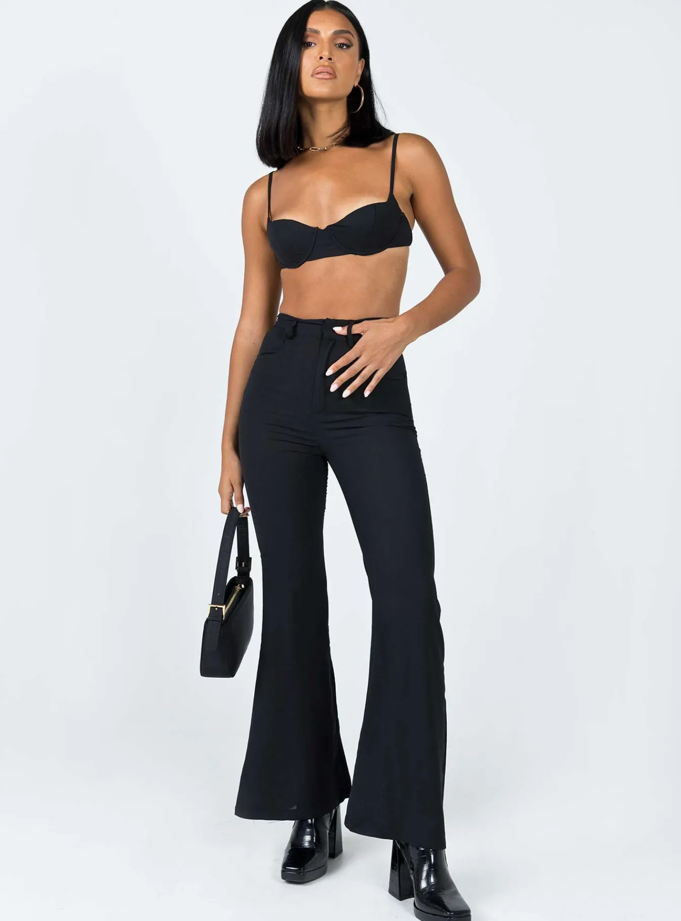 Princess Polly Elsie Set Black Hot