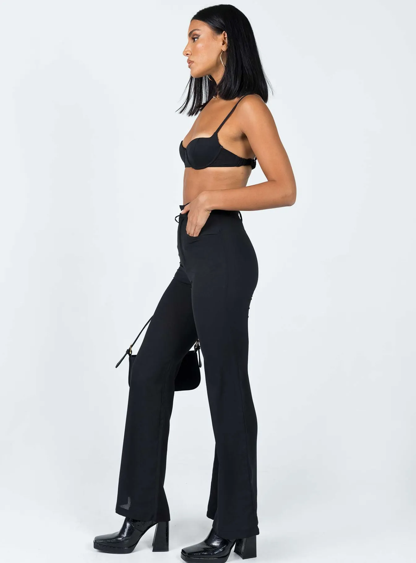Princess Polly Elsie Set Black Hot