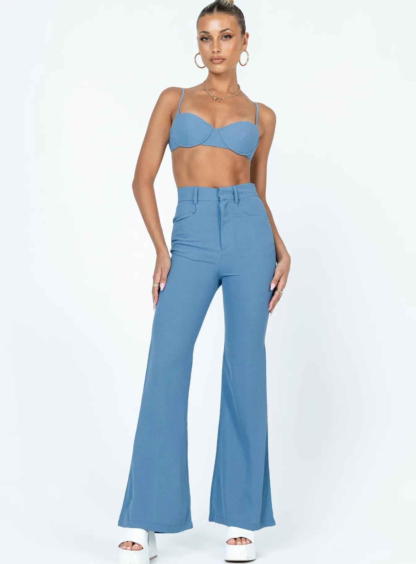 Princess Polly Elsie Set Blue Fashion