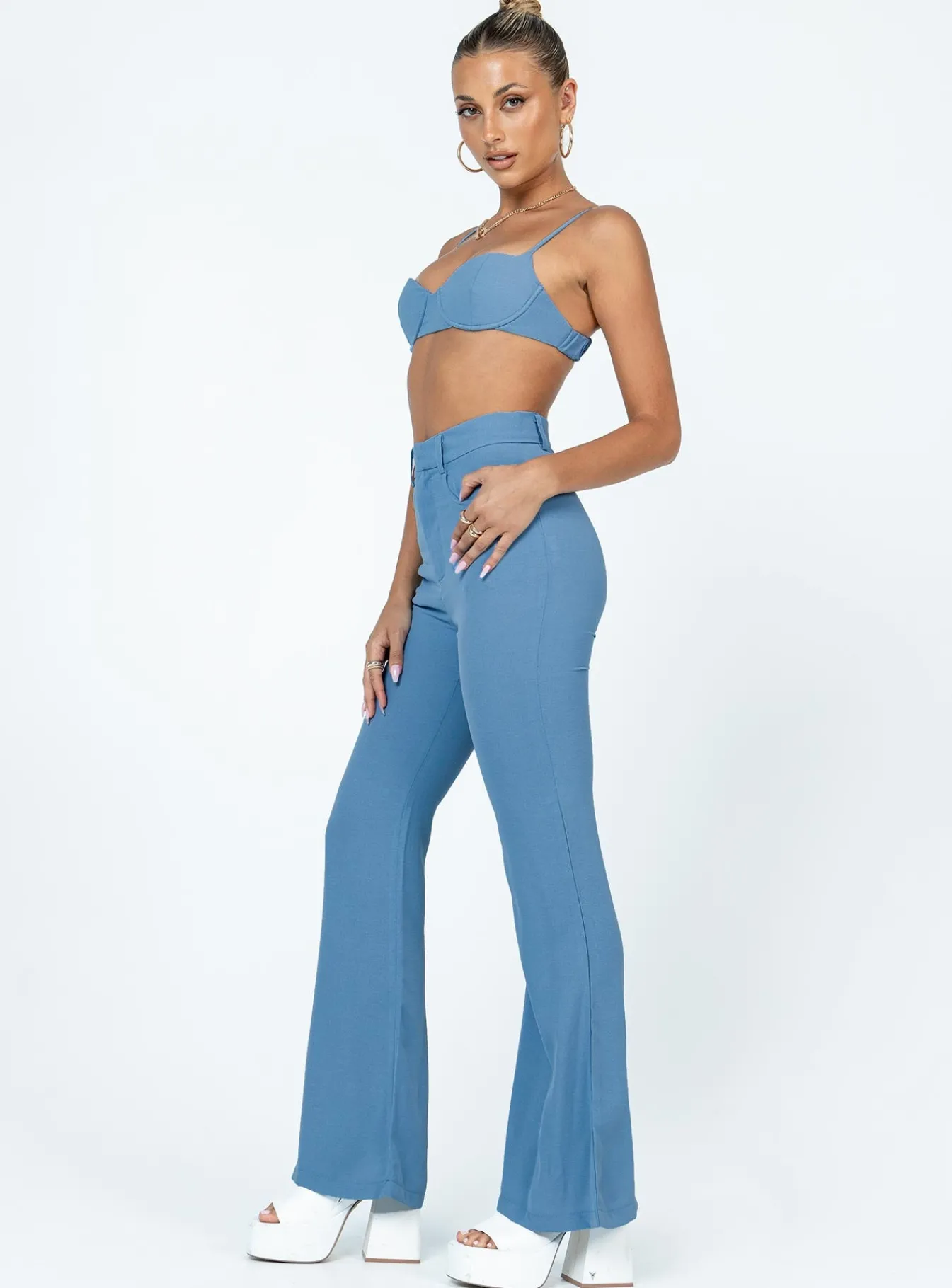 Princess Polly Elsie Set Blue Fashion