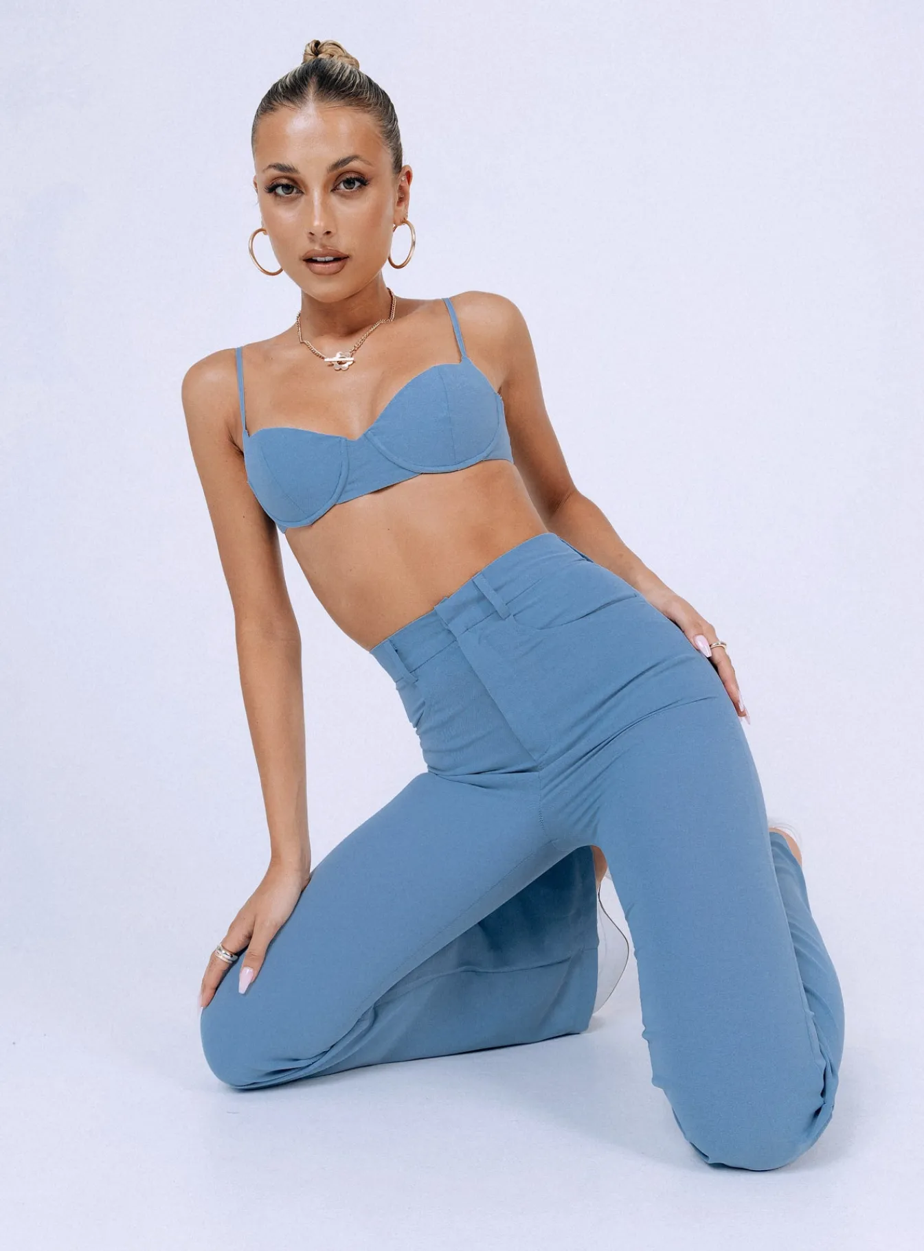 Princess Polly Elsie Set Blue Fashion