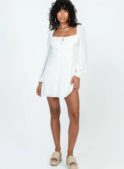 Princess Polly Elvira Mini Dress White Cheap