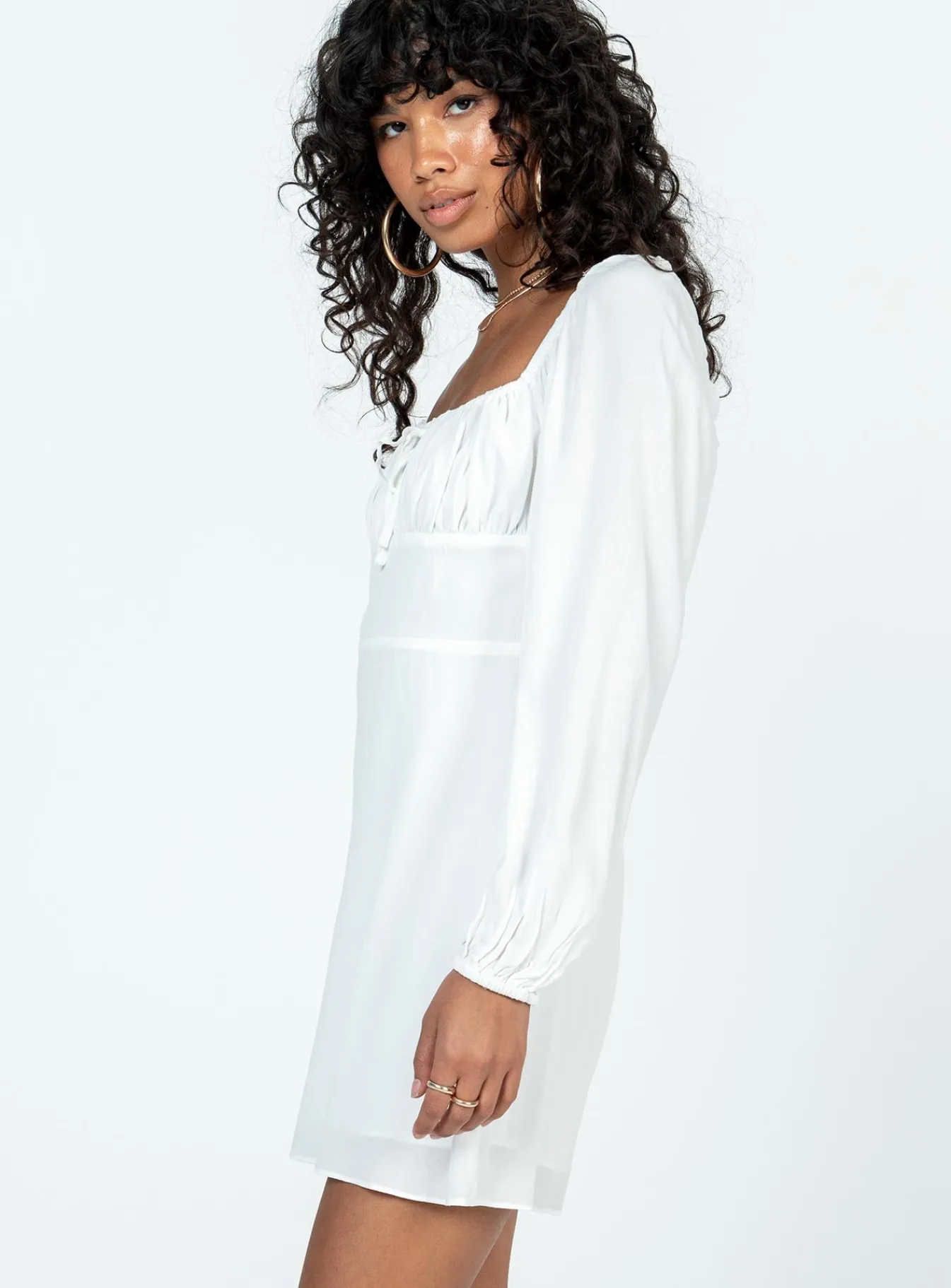 Princess Polly Elvira Mini Dress White Cheap