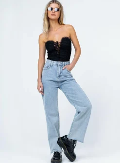 Princess Polly Elysia Bodysuit  Black Shop