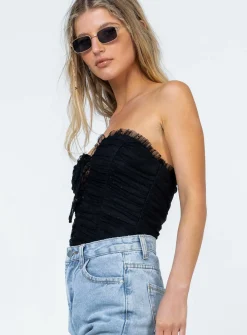 Princess Polly Elysia Bodysuit  Black Shop