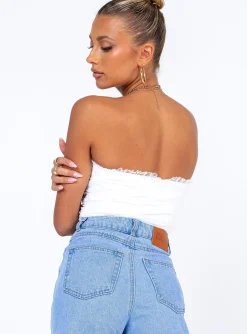 Princess Polly Elysia Bodysuit   White Store