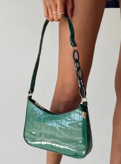 Princess Polly Emile Shoulder Bag Green Discount